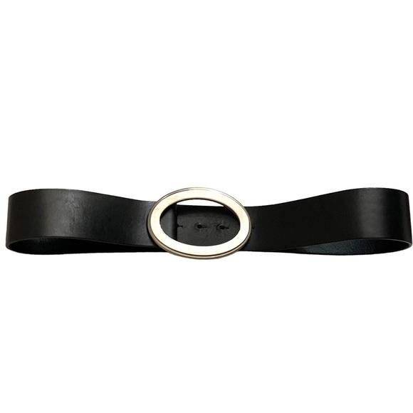 Dolce & Gabbana black leather belt made in Italy 95 cm 38 in - Picture 1 of 8